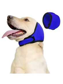 Paraorecchie antirumore per cani - in rete traspirante e schiuma viscoelastica, materiale morbido adatto per aree sensibili al rumore, aiuta a ridurre l'ansia e a supportare le emozioni per cani felici