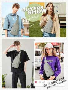 Nylon Water Repellent Belt Bag, Crossbody Bags With Adjustable Strap, Fashion Shoulder Bag For Girl Boy, Lightweight Fanny Pack With Zipper, Casual Waist Packs With Multiple Layers For Students, Travel Essentials Bag For Outdoor Work Commute School Work, Black Bag, 5 Colors Option