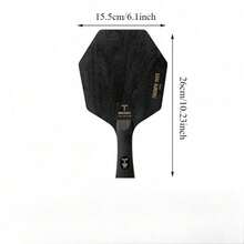 5层纯木六角乒乓球底板 - 黑色，加厚核心，增强弹性，适合快速有力的击球，乒乓球装备|弹性增强底板|木制结构，乒乓球桌 - 黑色 - 查看 3