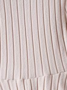 Girls' Fashion Casual Knit Butterfly Decor Color Block Mid-Length Dress, Spring/Autumn