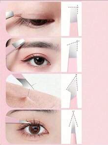 1pc Professional Hair Removal Tweezers Set, Mini Travel Tweezers, Facial Hair Tweezers, Eyebrow Shaping Tweezers, Suitable For Sensitive Skin - Multicolor - View 5