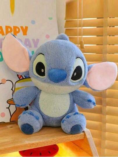 30CM Stitch Blue Embroidered Plush Toy. Suitable As A Birthday Gift, Christmas Gift, Party Small Gift, Home Decoration Item Or Car Decoration Item. At The Same Time, It Is Also A Toy For Parents And Children To Interact And Play With.