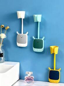 免提吹风机支架带收纳挂钩，无需打孔，解放双手，背胶悬挂，360°可调节免提吹风机支架，电线收纳，无需打孔即可壁挂，适用于浴室、卧室等场景，浴室用品 - 吹风机支架，也适用于宠物洗澡和吹干毛发 - 彩色 - 查看 5