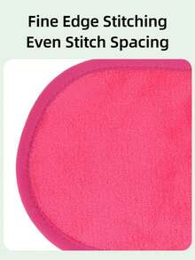 Random Color Ultra-Fine Fiber Makeup Remover Cloth, Reusable Makeup Remover Pads - Multicolor - View 3