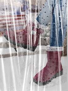 New Rabbit Fur Lined Snow Boots, Women's Faux Fur Snow Boots Warm Coat, Winter Warm Outdoor Shoes, Casual Faux Fur Thick-Soled Boots, Round Toe Warm Winter Boots