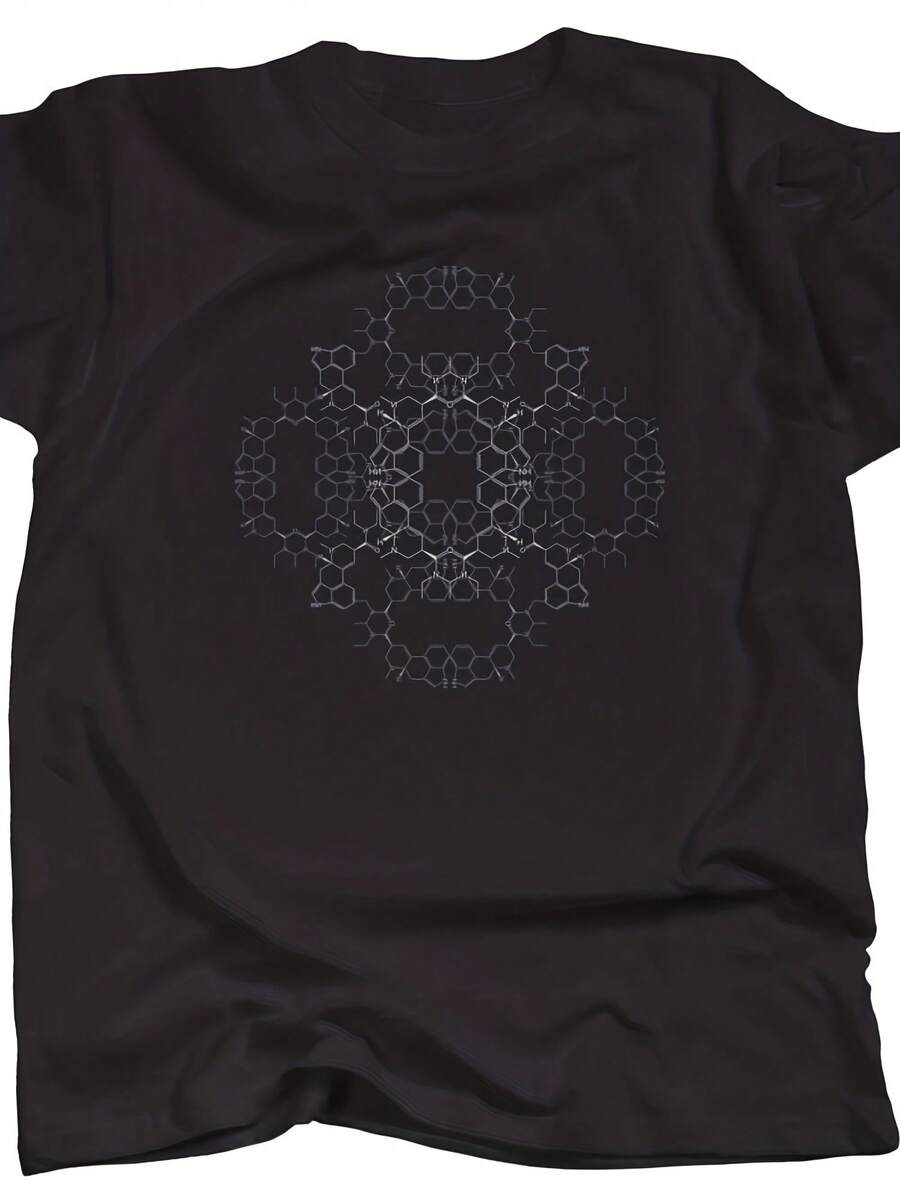 LYSERGIC STRUCTURE MANDALA 1 - T-Shirt - Style 8 - View 1
