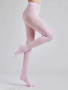 1 Pair Women's 100D Velvet Chocolate Brown Tights , Plus Size Stretch Retro Pantyhose With Crotch Support, Hand Wash Only, Solid Color Classic Style, Suitable For Home, Office, And Attire Wear, Women's Tights, Comfortable Homewear, Elegant Style, Smooth Texture, Graceful Appearance, Comfortable Fit, Fashionable Women, Attire Wear, High-Quality Material, Fashionable Women, Cozy - Multicolor - View 21