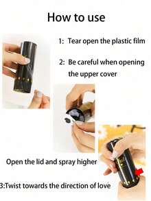 قاذف ورق ملون محمول صغير 2 قطعة، قاذف ورق ملون بخاخ مائي أزرق DIY 5 ألوان، مناسب لحفلات عيد الميلاد والزفاف والتجمعات العائلية والديكور - متعدد الألوان - مشاهدة 6
