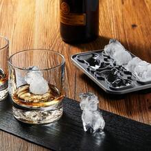 3D Highland Cow Ice Cube Tray Large Silicone Fun Shapes Ice Cube Mold For Whiskey Cocktails Bourbon Cute Highland Cow Gifts For Holiday Stocking Stuffers - 白色 - 查看 3