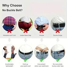 Minimally Elastic Waistband, Fashionable And Casual Invisible Skirt Accessories, Women's Coat Accessories, Invisible Waistband, Elastic Waist Solution - 黑色 - 查看 7