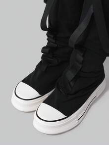 DareSee Fall/Winter Niche Graffiti Print High-Top Sneakers For Women, Versatile Sports Shoes, Spring 2025 New Arrivals,Knee High Boots Gifts