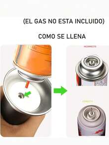 Flameador Soplete Butano De Cocina Gourmet Profesional - Negro - Ver 5