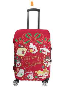 三丽鸥行李箱防尘罩保护套，全尺寸行李箱保护套，派对小礼物，适用于各种拉杆箱和弹性行李箱，防暴雨、防风雪等恶劣天气，保护行李箱免受刮擦和损坏，可空运托运以避免损坏！