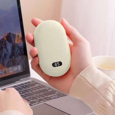 Plush Reusable Hand Warmer Rechargeable Portable Pocket Warmer Fast Heating 3-Gear Adjustable Outdoor Hand Heater For Winter Essentials Accessory Halloween Christmas Gifts