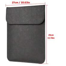 13.3 Inch Laptop Sleeve, 13-13.3 Inch Shock-Resistant Laptop Inner Bag, Compatible With Macbook 13 Air 13 13.6 M4 M3 M2 M1/Pro 13/Pro 14, HP, Asus, Lightweight Carrying Laptop Bag, Envelope-Style PU Leather Business Briefcase, 12.9 Inch Tablet Bag, Unisex - Multicolor - View 15