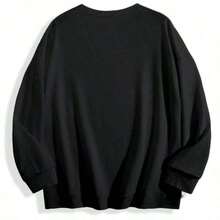 90s  New England 'patriots' Crewneck Sweatshirt Print Logo Grey Color Men's Xxl Sweatshirt - 黑色 - 查看 3