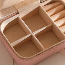 1pc New Jewelry Storage Box, Multifunctional Jewelry Organizer Box, Jewelry Arrangement And Storage, Mini Jewelry Box, Jewelry Box, Cabinet Storage Box, Necklace Earrings Bracelet Ring French Exquisite Jewelry Box, High-End Precision Multi-Layer Lockable Large Capacity Anti-Oxidation Bracelet Earring Necklace Jewelry Storage Case Tray Jewelry Storage Box - Multicolor - View 4
