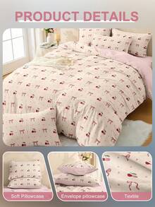 2/3 pièces Ensemble de housse de couette à impression numérique, literie, ensemble de literie douillet et respirant, peau-friendly et confortable, ensemble de housse de couette, doux et anti-boulochage, textile d'ameublement, décoration de chambre, 1 housse de couette et 1/2 taies d'oreiller, le noyau de couette n'est pas inclus, convient pour les lits de tailles Twin, Full, King, Queen, adapté à toutes les saisons, Oeko-Tex