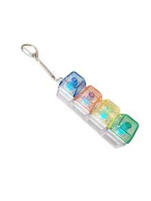 1 móc khóa bàn phím - Móc khóa xoay ngón tay cầm tay, nhỏ gọn và nhẹ, phù hợp cho người đánh máy, game thủ, giúp giảm căng thẳng sáng tạo. Móc khóa cơ học 9 phím âm nhạc, lý tưởng cho văn phòng, du lịch, chìa khóa xe hơi, mặt dây chuyền túi xách, móc khóa ngón tay người lớn unisex, móc khóa bấm ngón tay. - Nhiều màu - Xem 14