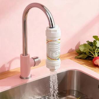Whole House Water Filter, Copper Anti-Explosion Faucet, Suitable For Water Heater, Washing Machine, Shower Head