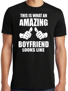 Big Guys Rule Big And Tall King Size This Is What An Amazing Boyfriend Looks Like T-Shirt - 款式20 - 查看 1