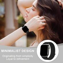 Nylonowy pasek z pętlą kompatybilny z Apple Watch 38 mm 40 mm 41 mm 42 mm 44 mm 45 mm 46 mm 49 mm Sportowy pasek zamienny do serii Ultra 11 10 9 8 7 6 5 4 SE 3 2 1 Dla kobiet i mężczyzn
