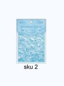 30 Sheets/Pack, Waviness Pattern Material Paper, You Can Write Message Notes, Used To Write Background Paper, Photo Scrapbook, Card Booklet Paper Decoration, DIY Origami Box Packaging, Gift Box Packaging, School Supplies - Multicolor - View 14