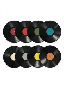 黑胶唱片墙贴、墙面拼贴套装、美学图片、专辑封面海报、青少年男孩女孩卧室装饰、摇滚音乐派对装饰、圣诞节、万圣节、感恩节、婚礼创意礼物