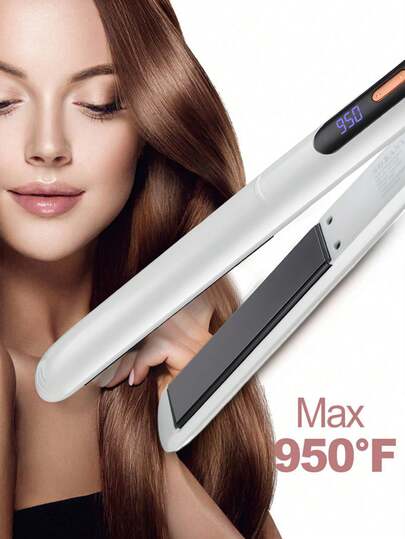 مكواة الشعر، SOKANY1928 مكواة شعر سيراميكية مع شاشة LCD قابلة للضبط درجة الحرارة، مشبك تقويم الشعر، ثلاثي الوظائف لتقويم وتجفيف وتجعيد الشعر