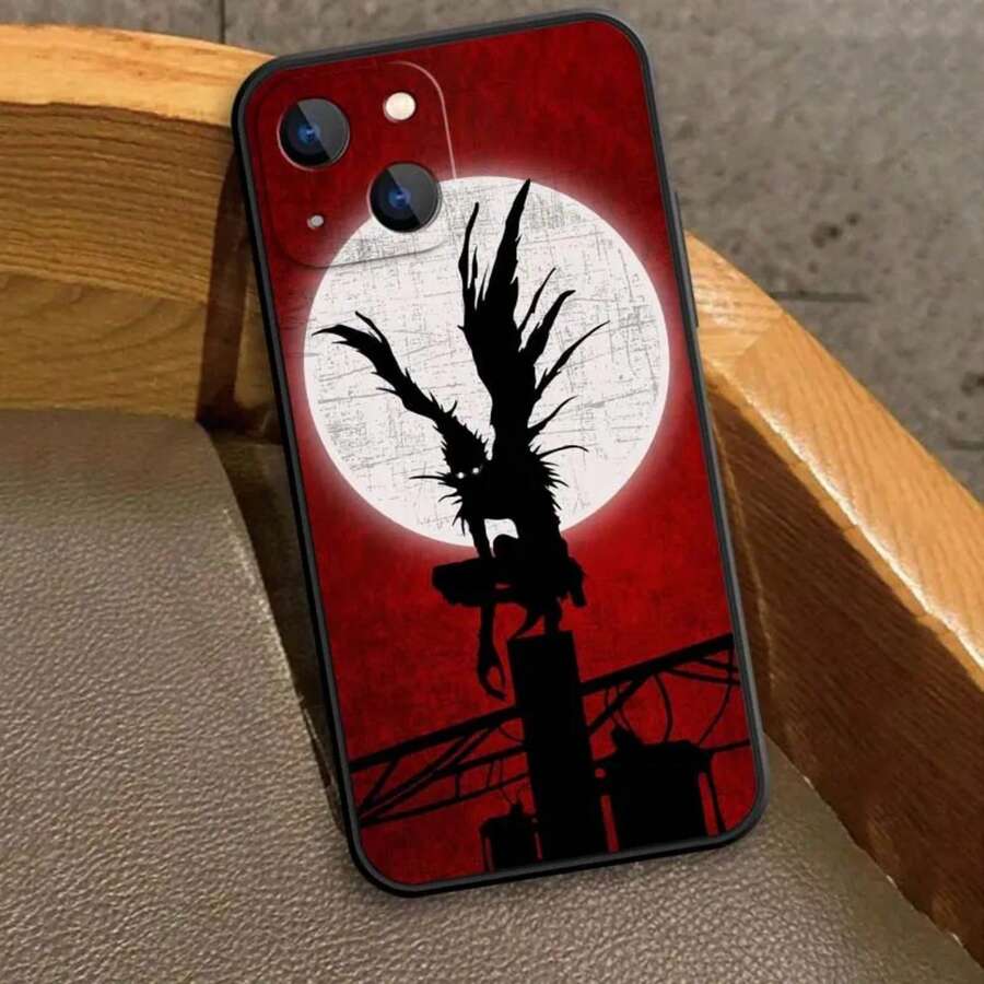 Custodia per telefono in silicone morbido compatibile con Apple 17, 16, 16E, 15, 14, 13, 12, 11, Air, Pro, Max, Plus, con motivo anime cool e arte, comle con iPhone 17 Pro, 17 Pro Max, 17