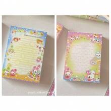 1 Stück modische, originelle Regenbogen-Hasen & Bären Haftnotizen, süßes Cartoon dekoratives Papier für Studenten, hohe Ästhetik