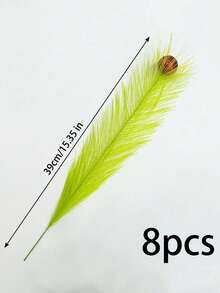 8 Stücke Weihnachtsbaum Dekorationen, thematische Heimdekoration, grüne Zweige, rote Kugeln, Pampasgras Elfen Picks, Weihnachtsdekorationen, Heimdekoration, Tischaufsatz, Vase Füllungen, Weihnachtsbaum Deko, DIY Kranz Zubehör