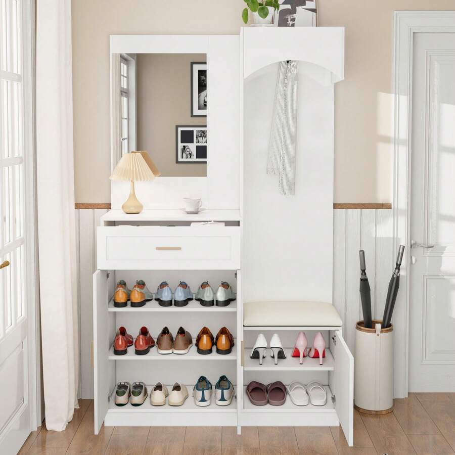 Coat Racks - White - View 1