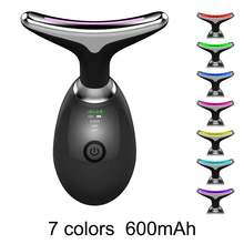 LED Microcurrent Massage Device, Handheld Skin Tightening & Wrinkle Removal Tool For Neck And Face Skin Care, Lifting And Firming - Black - View 8