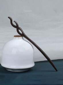 Wooden Hair Stick, Japanese Style Wooden Hair Bun Stick, Casual Wooden Hair Clip, Handmade Wooden Hair Stick, Hair Bun Accessory - Multicolor - View 9