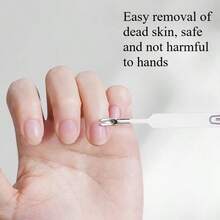 4pcs Stainless Steel Cuticle Trimmer Set - Perfect For Nail Care, Dead Light Beige Removal And Nail Polish Cleaning, Essential Manicure Kit - 粉色 - 查看 7