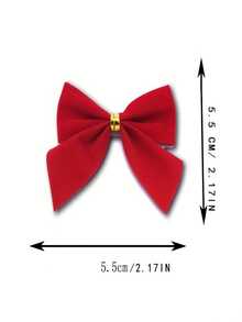 12 件装手工迷你蝴蝶结圣诞树配件 - 非常适合用于桌面装饰、婚礼花束、蛋糕装饰和派对装饰，可用作圣诞树装饰吊坠、圣诞花环蝴蝶结、礼品包装蝴蝶结、橱窗展示蝴蝶结、派对氛围道具、婚礼甜品桌装饰、圣诞主题装饰和新年装饰。 - 彩色 - 查看 6