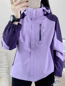 Damska kurtka narciarska do wspinaczki skałkowej, trwała i modna bluza z kapturem