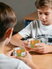 Large 3D Maze Puzzle Cube - Intellectual Maze Puzzle Toy, 3D Puzzle Ball Sculpture Toy, Sensory Toy, Educational Toy For Children