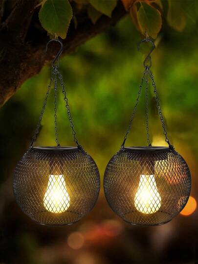 1Pc Solar Lanterns Outdoor,Upgraded Solar Lights For Outside Decorative Outdoor Hanging Lights Solar Lantern Lighting For Yard Garden Patio Pathway Tree