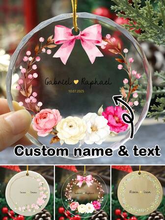 Individuelle Weihnachts-Hochzeitsgeschenke, personalisierte Bridal-Shower-Geschenke, anpassbare Weihnachtsornamente mit Text, Geschenke für das neue Zuhause, erste Weihnachten, Verlobungsgeschenke für Paar 2025 - Mr. und Mrs. Geschenke, Weihnachtsgeschenke, Bräutigam, Braut, Weihnachten, Keramik/Kristall/Holz/Acryl, individualisiert, Jahrestag, Paar, Ehefrau