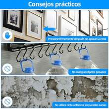 Nano cinta adhesiva reutilizable 300CM, KIPERLINE cinta adhesiva de doble cara de 5 cm más gruesa y ancha, resistente, lavable y antideslizante para paredes, cocinas, alfombras, fijación de fotos.(default) - Tipo 1 - Ver 7