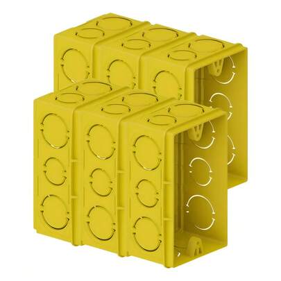 Jogo de 10 Unidades de Caixinhas Elétricas de 4x2 P/ Instação de Tomada e Interruptor na Parede.