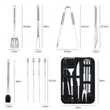 Barbecue Cleaner Tools And Accessories - Black - View 10