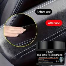 Black Plastic And Leather Repair Agent, Car Interior Repair With Color Correction, Maintenance Of Dashboard And Door Panels - Easily Applied To Car Seat Protection, Smooth Texture, Long-Lasting Shine, Restoration Paste, Suitable For Car Owners To Use - A - View 5