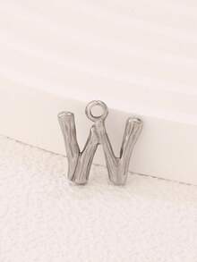 3件套不锈钢字母吊坠配件，18K镀金A-Z字母吊坠，适用于DIY珠宝制作材料及配件