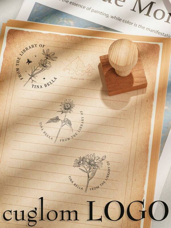 PERSONALIZED BOOK STAMP | Gift For Book Lovers | Custom Library Stamp | From The Library Of Stamps | Book Lover | Personalized Stamp Multi-Functional,Compact,Seal,Reusable Fashion ,Vintage,Contracted,Cute,Kawaii,Modern Unique,Customized,Personalized Christmas Decor,Self Inking Stamps Personalized, Finds,Personalized Christmas Ornaments 2025,Name Stamps Personalized,Custom Stamps