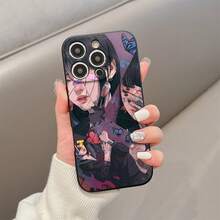 Funda de Teléfono con Patrón de Chica Anime para Samsung S25 Ultra Azul S24 Ultra TPU Engrosado S23+ Funda Gruesa Suave S25 Única S24 Negra S25 Plus Linda S25 Ultra Hombres S24 Plus Mujeres S22+ 5G Mate S23 Ultra a Prueba de Golpes y Caídas S23 Hermosa S22 Ultra 5G Mate Funda de Teléfono - Mezcla de colores - Ver 2