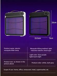 OBOVAY Mosquito Killer Lamp Insect Fly Trap Camping Lantern Electric Mosquito Swatter Outdoor Insect Killer Repellent