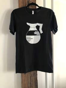 Coffee T-Shirt, Coffee Screen Printed T Shirt, Coffee Gift, Soft Style Tee - Style 8 - View 1